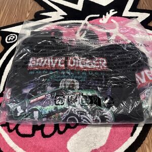 Supreme Monster Jam Grave Digger Zip Up Hood Sweatshirt – Black – L – Brand New